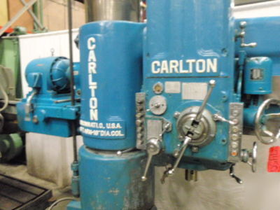 7450 carlton model 4A radial arm drill 6' x 19