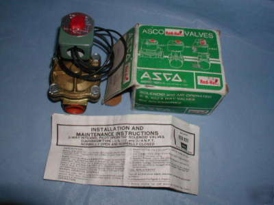 Asco general service solenoid valve catalog #8210D3