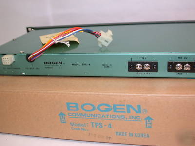 Bogen tps-4 TPS4 control panel telephone multi graphic