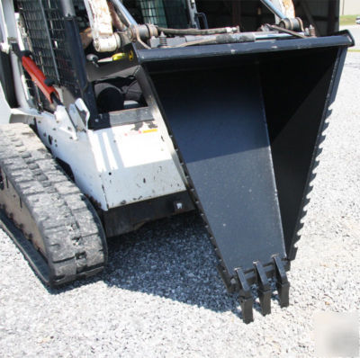 Cal x-treme duty skid steer stump bucket free shipping