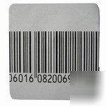 1000PCS rf barcode label 40X40MM eas tag sticker 8.2MHZ