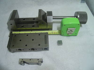 3 piece large grinding vise set, compound sine vise