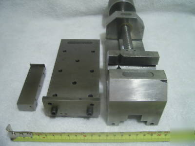 3 piece large grinding vise set, compound sine vise