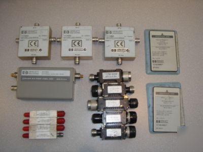 Hp 11758A microwave test set + giant accessory lot 