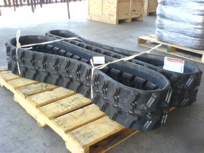 1 pair of rubber tracks for hitachi/bobcat/terex/cat