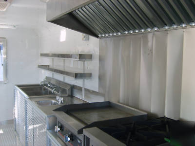 2010 red 8.5 x 14 concession trailer,catering,bbq tacos