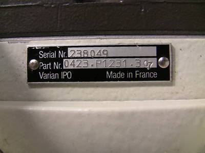 Franklin electric varian sd-450 rotary vane vacuum pump