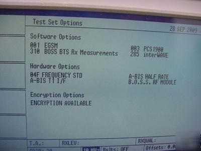 Raycal/ifr 6113 wireless gsm base-station test set