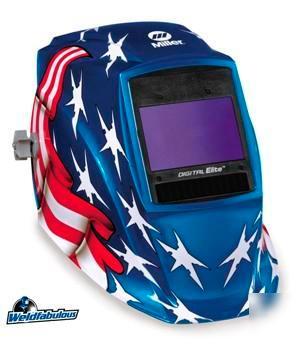 Miller 234762 helmet,digital elite/stars & stripes ii p