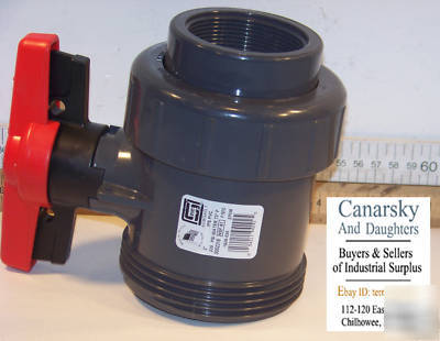 New 1 spears 1829-020 industrial ball valve nnb
