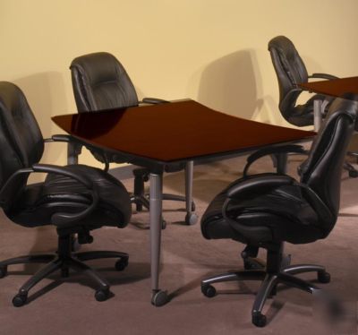 Mayline napoli conference table concave NCT2-mh