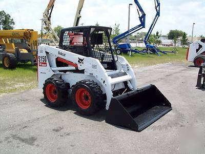 New bobcat S150,05,2 tires, free brand new pallet forks
