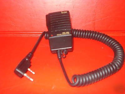 Icom hm 46 l lapel speaker microphone two way 