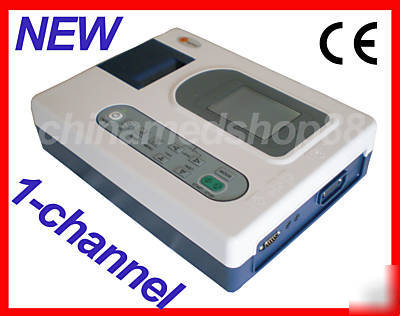 New brand 1-channel ecg ekg machine electrocardiograph