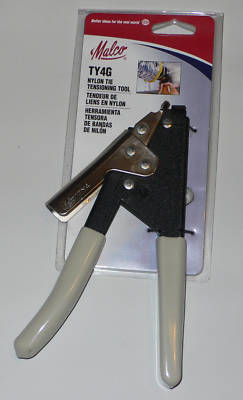 Malco TY4G tie tensioning tool w/ cut-off & grips hvac 