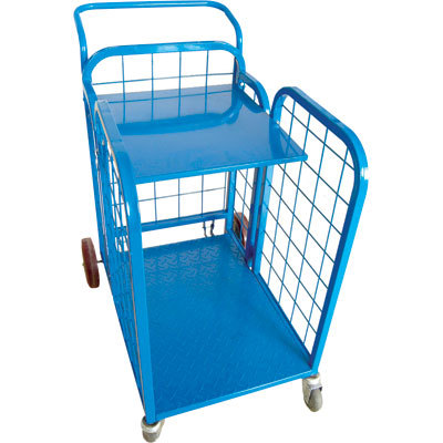 New folding steel stock cart - 750-lb capacity - 