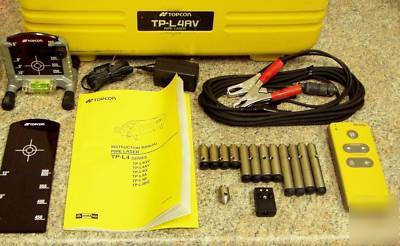 Topcon tp-L4AV pipe laser - topcon's best red beam