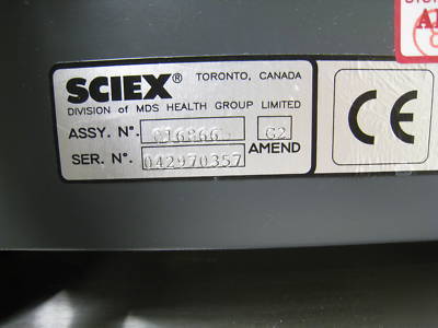 Applied biosystems msd sciex api 150 mca lc/ms system