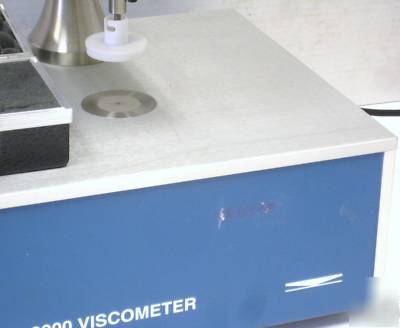 Brookfield cap 2000 high shear viscometer w/spindles