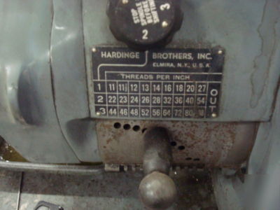 Hardinge hlv-h tool room lathe