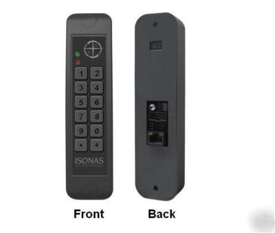 Isonas ip proximity card reader keypad powernet poe