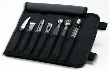 Mercer cutlery chef's 8 pc garnishing tool set
