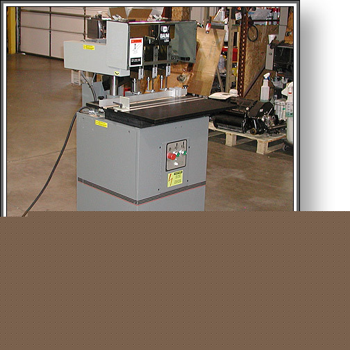 Baum nd-5 multi spindle hydraulic drill - three heads