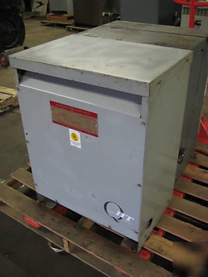 Ge transformer 20 kva 460/460Y/266 v 20KVA 3 ph 460 y