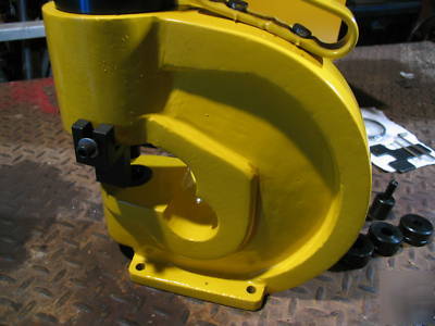 New , larger model enerpac hydraulic punch (ch-70)w/dies