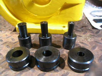 New , larger model enerpac hydraulic punch (ch-70)w/dies