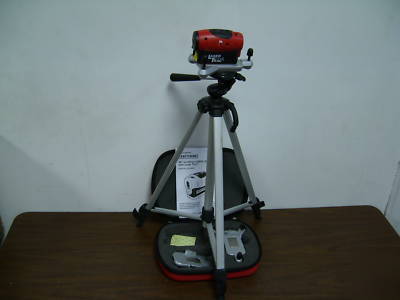 4-1 laser trac level with carrying case & tripod