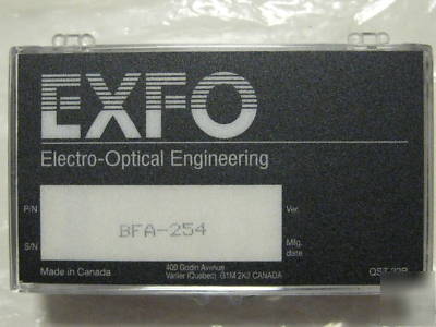 Exfo bfa-254 bare fiber adapter sm mm sc connector