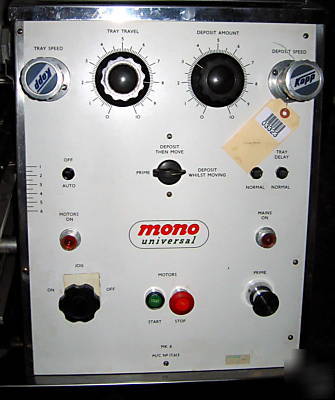 Mono universal cookie machine dough depositor MK6