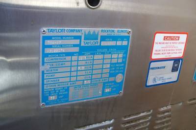Taylor triple head soft serve ice cream machine nice