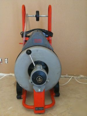 Ridgid k-750 drain cleaning machine