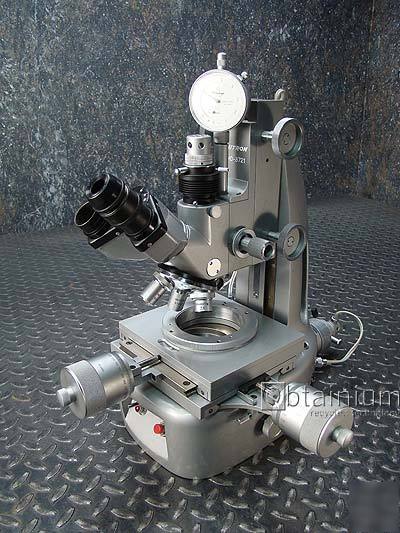 Unitron tmd - 3721 toolmakers measuring microscope