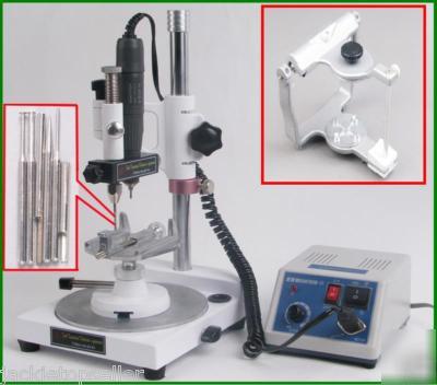 Dental lab handpiece/stent surveyor holder/articulator