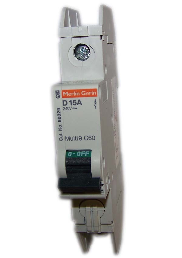 New square d C60 merlin gerin circuit breaker 15 amp 1P
