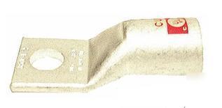 Short barrel copper 1 hole compression lug #2 