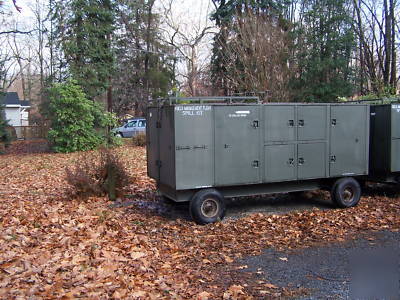 Environmental spill utility trailer