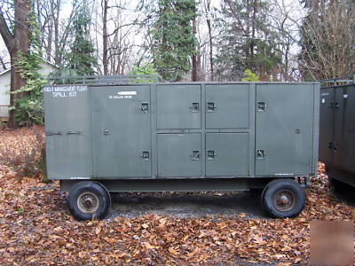 Environmental spill utility trailer