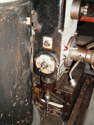 Mazak 5-12 radial arm drill 5' x 12