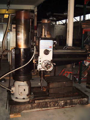 Mazak 5-12 radial arm drill 5' x 12