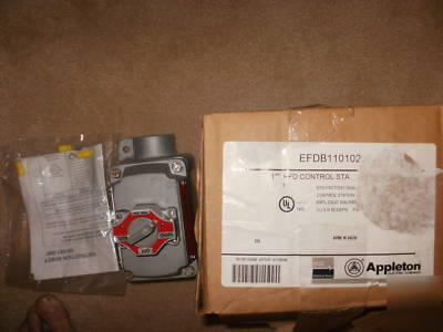 New appleton explosion proof switch EFDB110102 