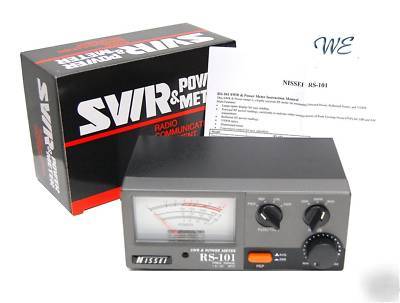 New nissei rs-101 hf 1.6-60MHZ swr/power 3KW - mfj-870