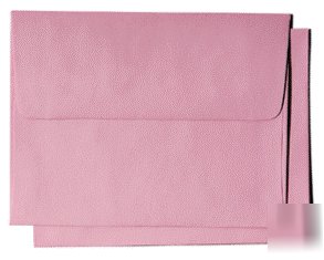 25 4X6 A6 a-6 pastel pink square-flap envelopes 