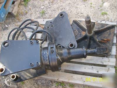 Hydraulic breaker attachment for case, cat, ford