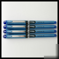 New (4) pentel energel blue .5MM needle tip pens- 