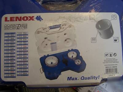 New lenox 5 pc general purpose hole saw kit 30370-400G 