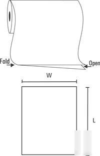 175 - 60X60 2 mil clear plastic poly sheets on rolls
